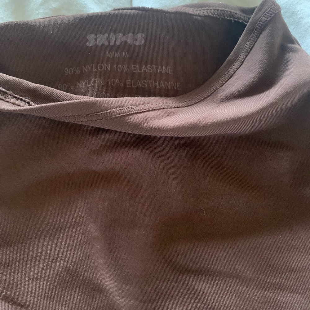 Skims Soft Smoothing Turtleneck Top In The Shade … - image 3